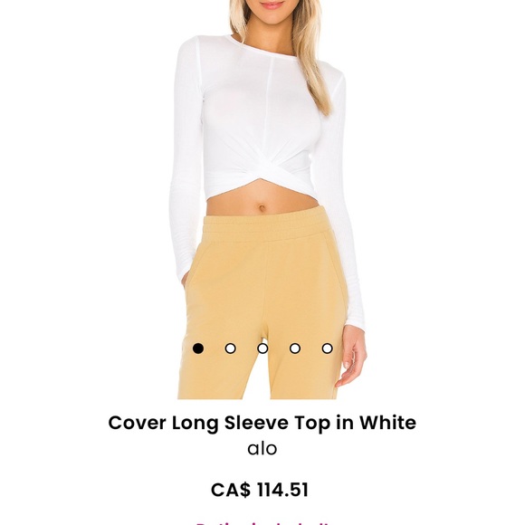 Alo Yoga small workout top green - Picture 4 of 5